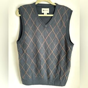 Haggar Men’s Blue Sweater Vest Size L